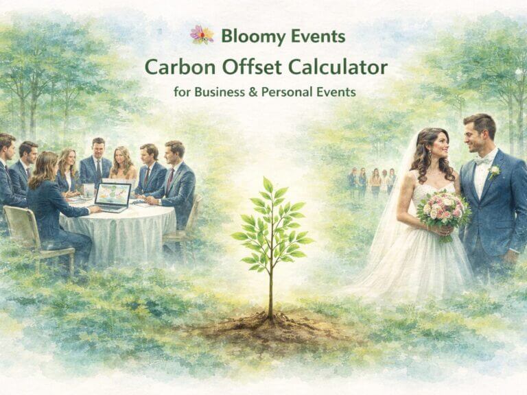 Bloomy Events – Carbon Offset Calculator for Business & Personal Events